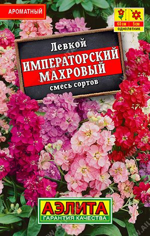 Семена Левкой Императорский махровый, смесь сортов #1