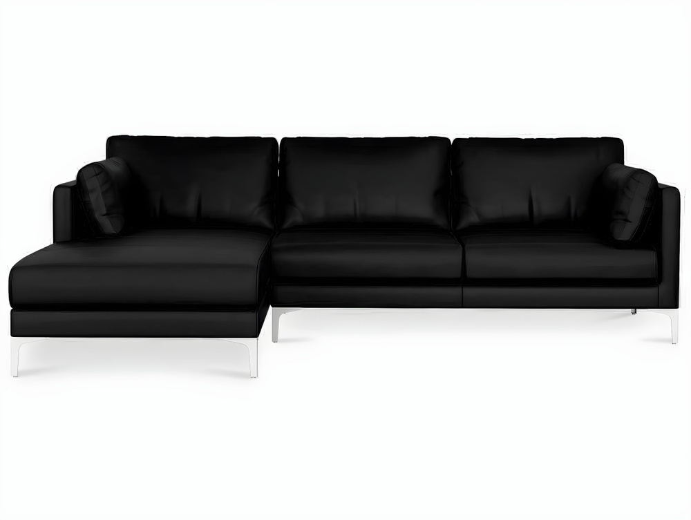 Диван угловой из экокожи Nappa Кларке C982645L, CL114, chrome - купить ...