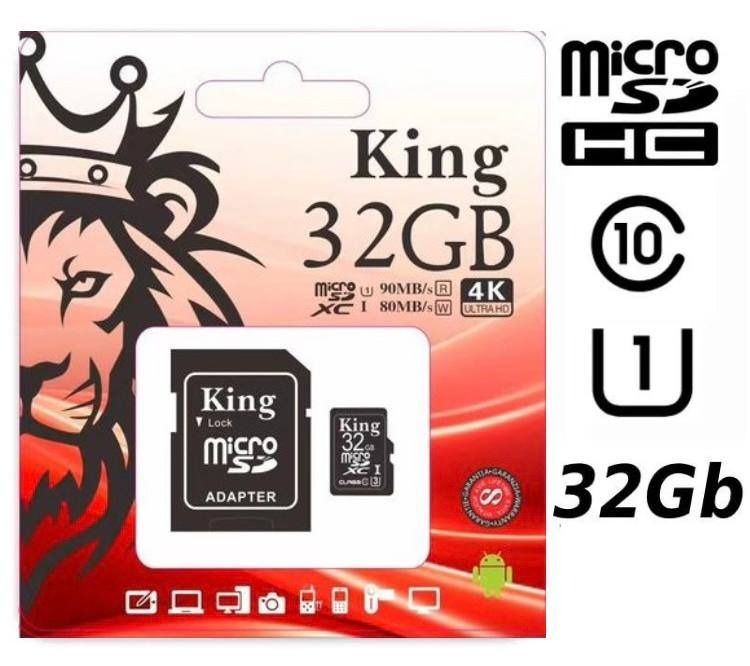 Карта расширения памяти King SDCS2/32GB, microSDHC, 32Gb, Class10 #1