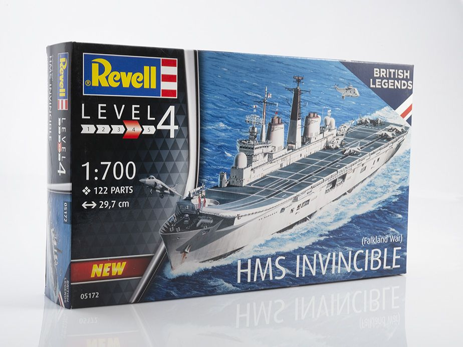 Сборная модель судна Revell Британский Авианосец Hms Invincible, Фолклендская Война, масштаб 1/700  #1