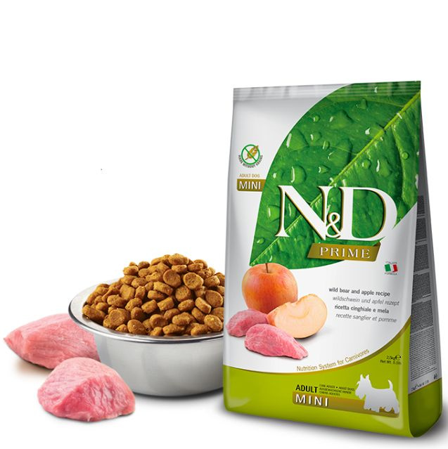 Корм для собак мини пород сухой Farmina N&D PRIME Dog Boar & Apple ...