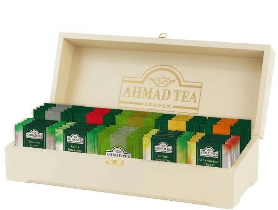 Чай Ahmad Tea коллекция в шкатулке из дерева #1