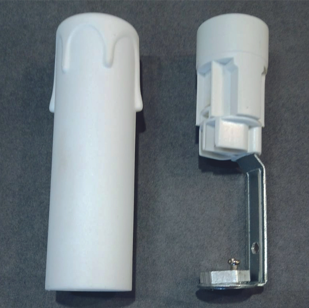 Патрон для лампы Патрон Е14 "оплавленная свеча", E14, 60 Вт, Нет в комплекте, 1 шт.  #1