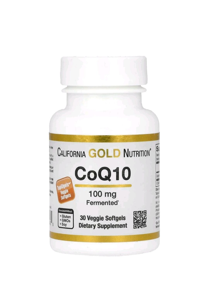 California Gold Nutrition, коэнзим Q10, 100 мг, 30 капсул - купить с ...