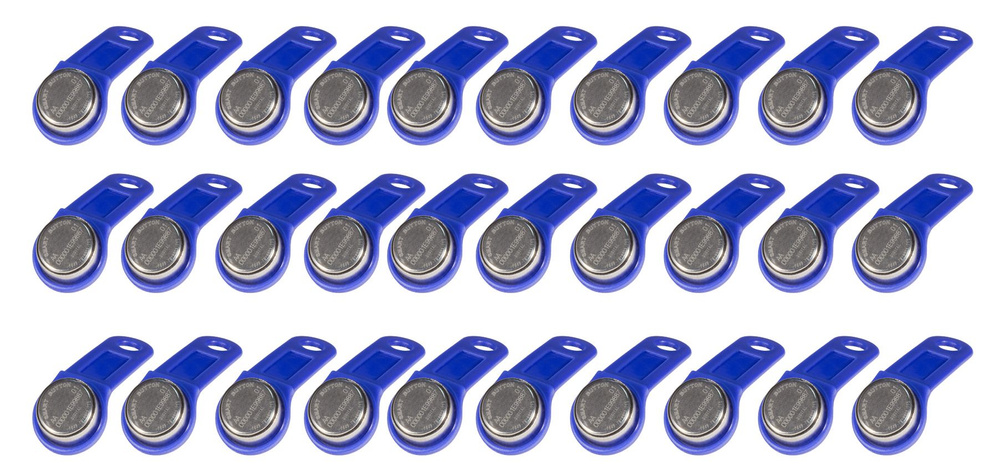 Электронный ключ для домофона RW1990 перезаписываемый (синий) 25 шт ...