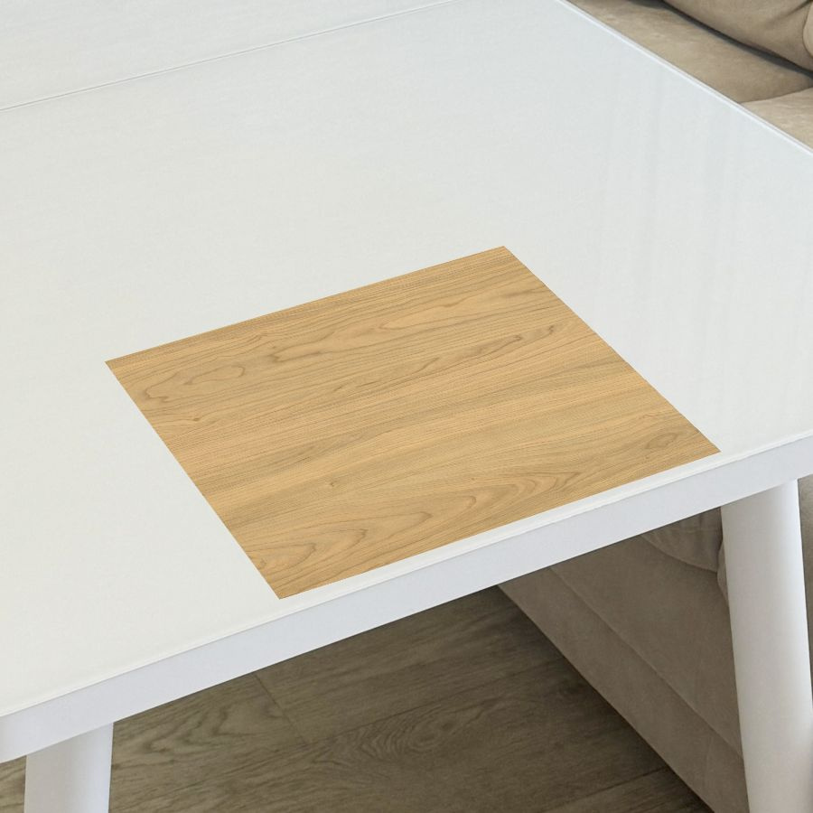 Гибкое стекло Мелодия печати 80x120 см, толщина 0.7 мм, светло ...