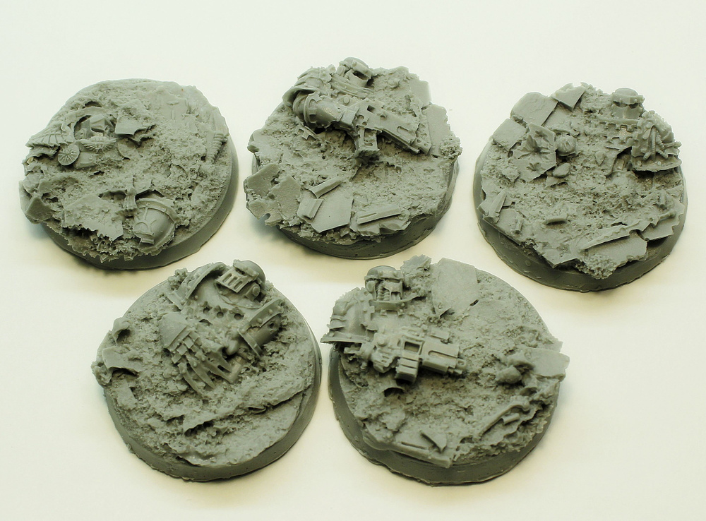 Warhammer 40000 Подставки для миниатюр 40 мм (Набор 5 подставок ...