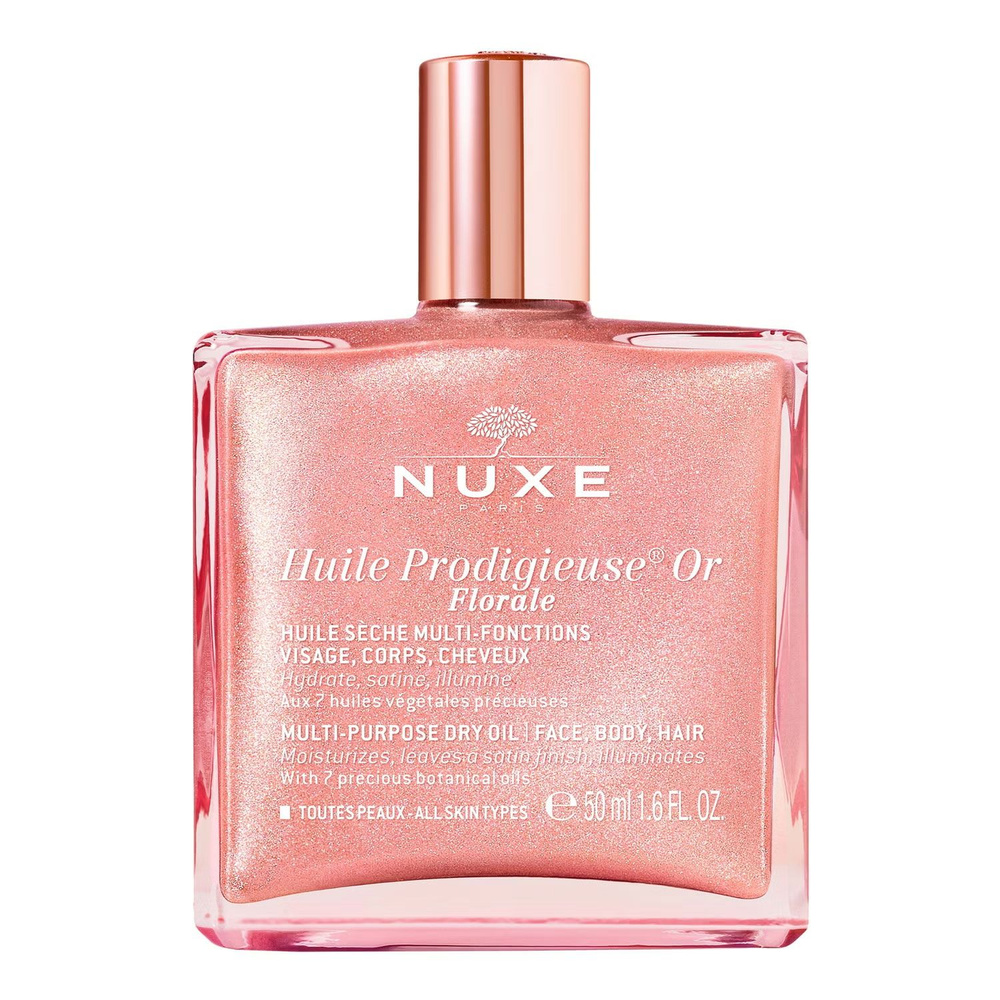 Nuxe Huile Prodigieuse OR Florale , с розовым блеском-шиммером, сухое ...