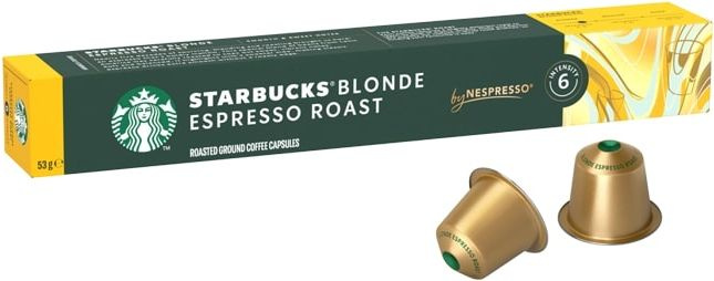 Кофе капсульный Starbucks Blonde Espresso Roast, для системы Nespresso, 10 шт  #1