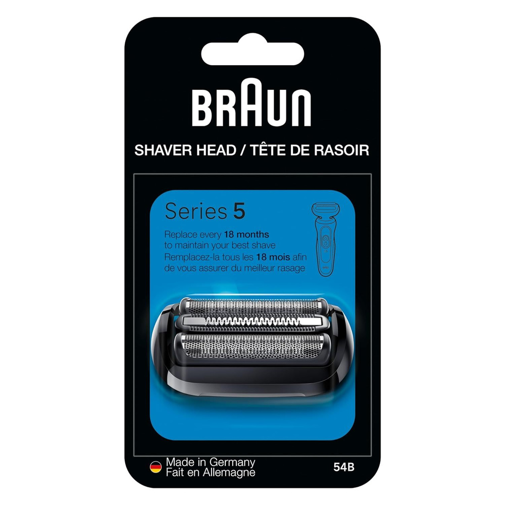 Braun S5/S6-54B электробритва с заменой ножей, совместимая с серис 5 и Series 6, чёрная  #1