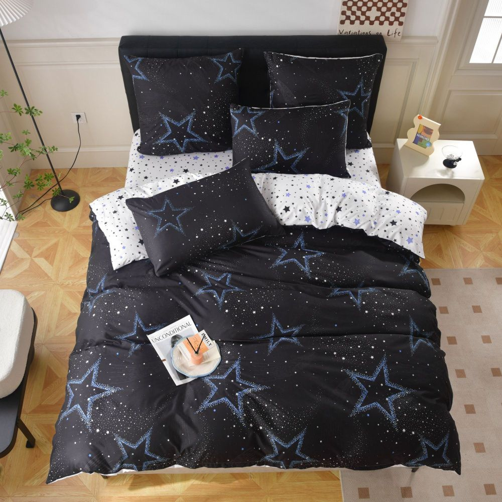 Комплект постельного белья Aimee 2 спальный Постельное белье с простыней на резинках по углам. Двуспальное. #1