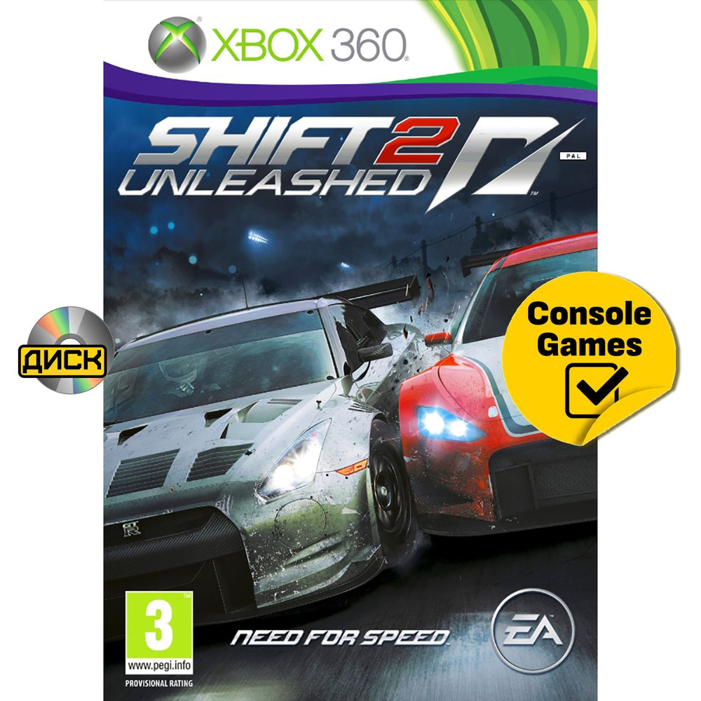 Xbox 360 Need For Speed: Shift 2 Unleashed (русские субтитры). Товар уцененный  #1