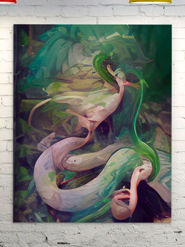 Картина "Геншин Импакт" 40x50 см #1