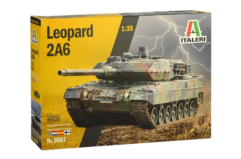 Italeri 6567 Сборная модель LEOPARD 2A6 1:35 #1