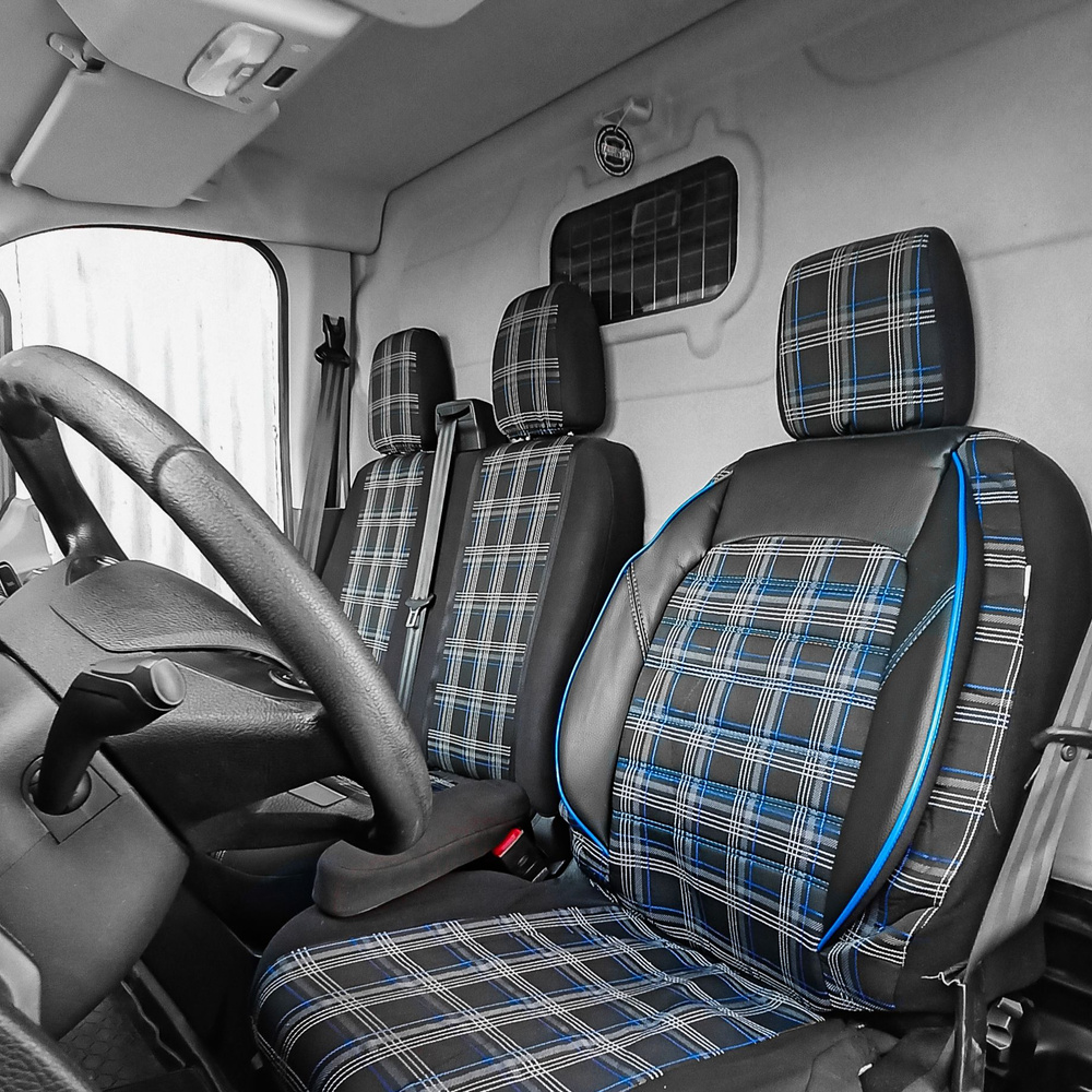 Чехлы на сиденья Ford Transit - комплект на 3 места - купить с ...