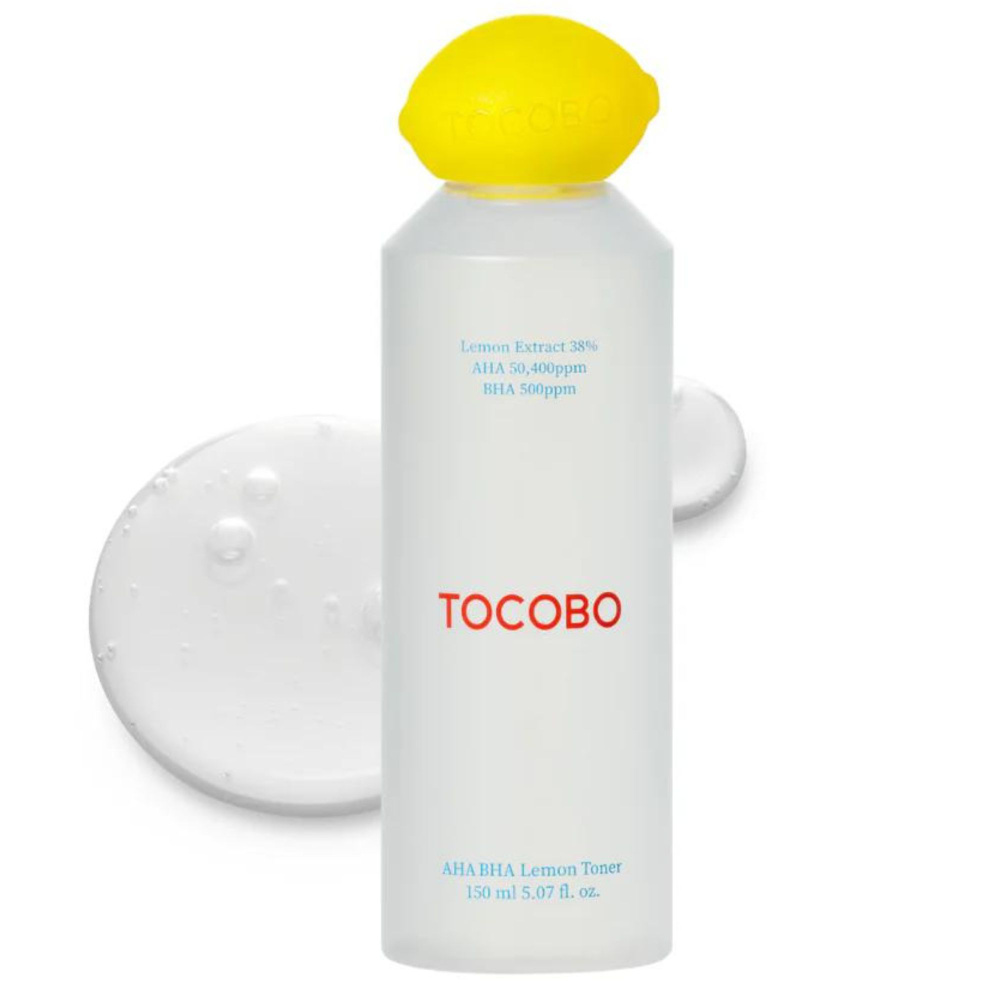 Tocobo Отшелушивающий тонер с комплексом кислот и экстрактом лимона AHA BHA Lemon Toner 150 мл.  #1