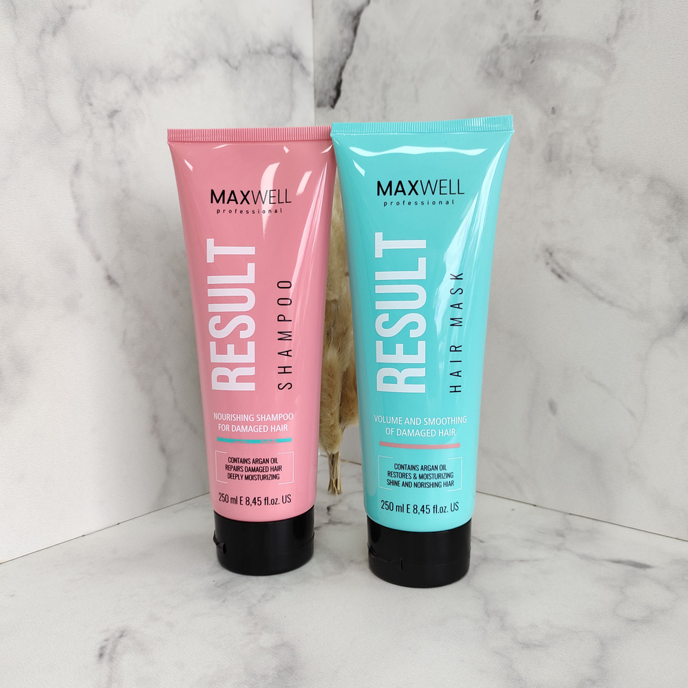 Комплект для домашнего ухода MAXWELL Result Shampoo 250 ml + Result Mask 250 ml  #1