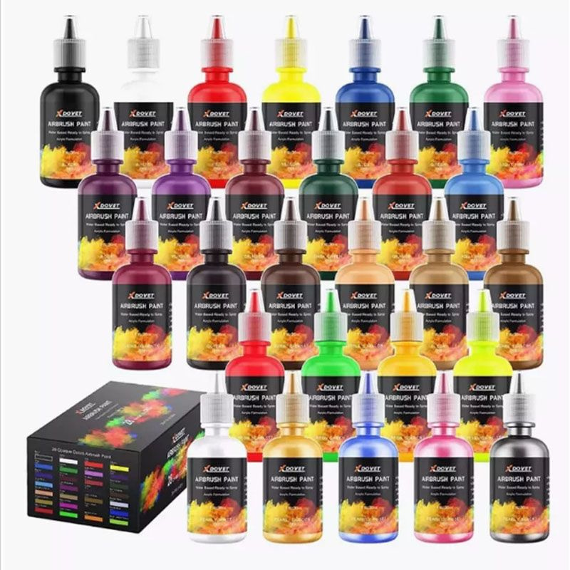 Набор акриловых красок 28 цветов/Профессиональный класс/для начинающих ...