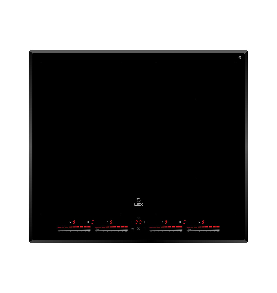 Варочная панель индукционная LEX EVI 641C BL, 60см, встраиваемая, таймер, датчик распознавания наличия #1