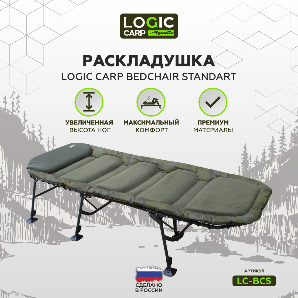 Раскладушка с матрасом Aquatic/Акватик 200 см купить на OZON по низкой ...