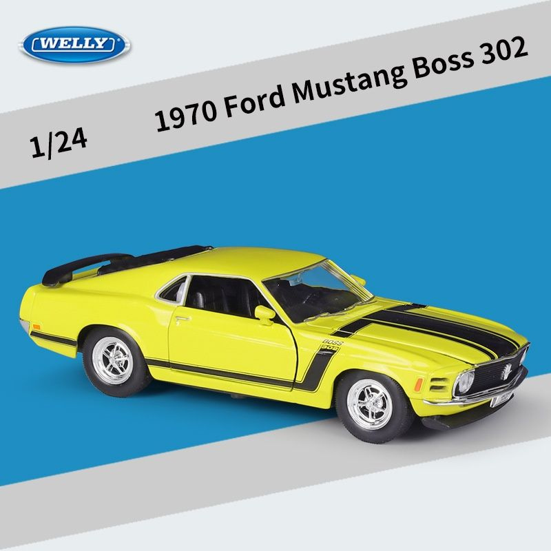 Машина welly 22088 1:241970 Ford Mustang Boss302 спортивный автомобиль #1