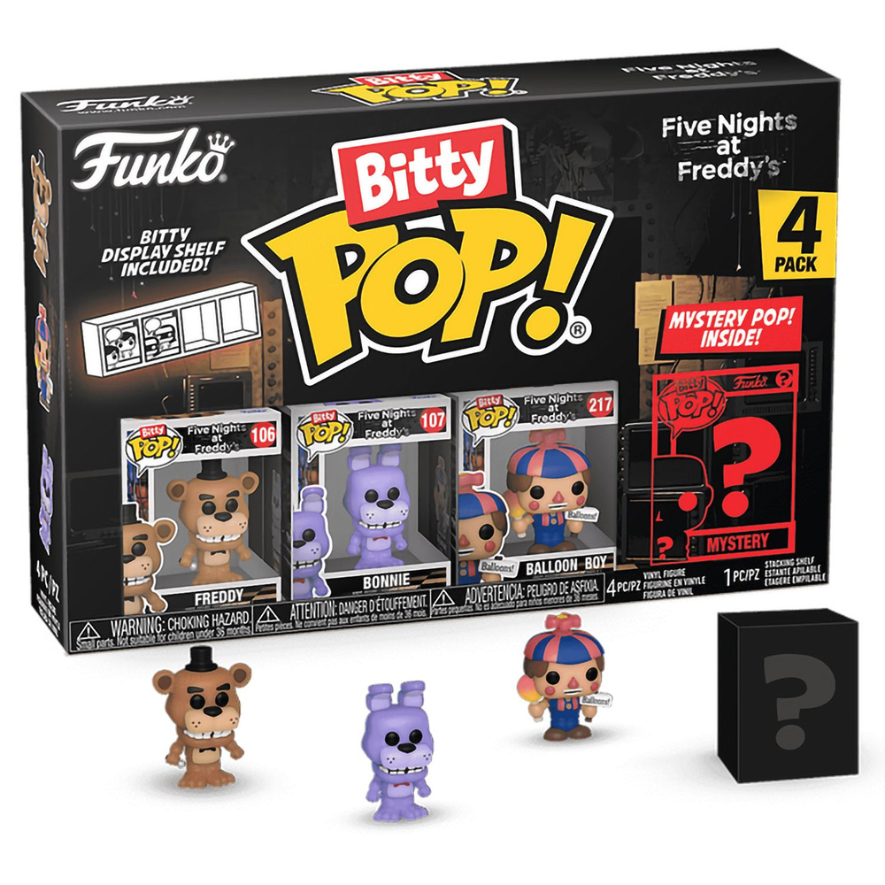 Фигурка Funko Bitty POP! FNAF Freddy+Bonnie+Balloon Boy+Mystery (1 of 4) 4PK 73046 #1