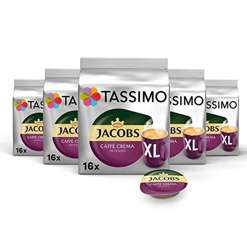 Кофе в капсулах Tassimo Jacobs Caffe Crema Intenso XL, 80 капсул #1