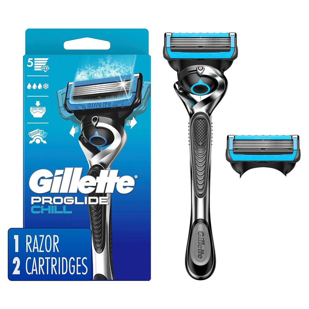 Gillette Fusion5 Proshield Chill мужская бритва, 2 кассеты #1