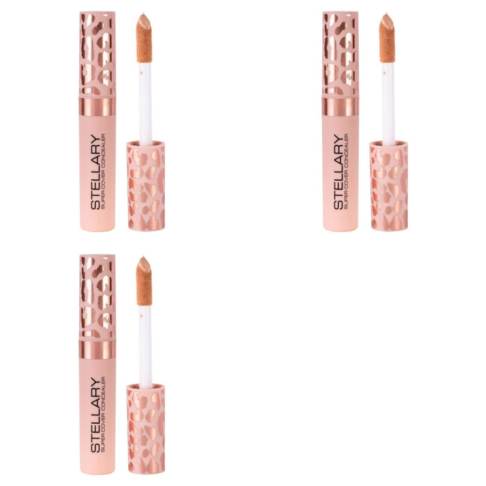 Stellary Супер маскирующий консилер Super cover concealer, тон 04, 3 шт #1