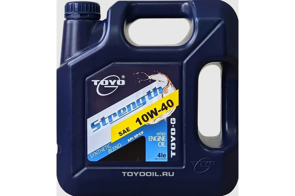 TOYO-G STRENGTH 10W-40 Масло моторное, Полусинтетическое, 4 л #1