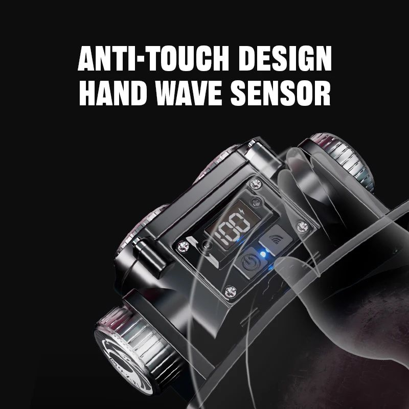 Налобный фонарь с сенсором, аккумуляторный, Type-C - купить с доставкой ...