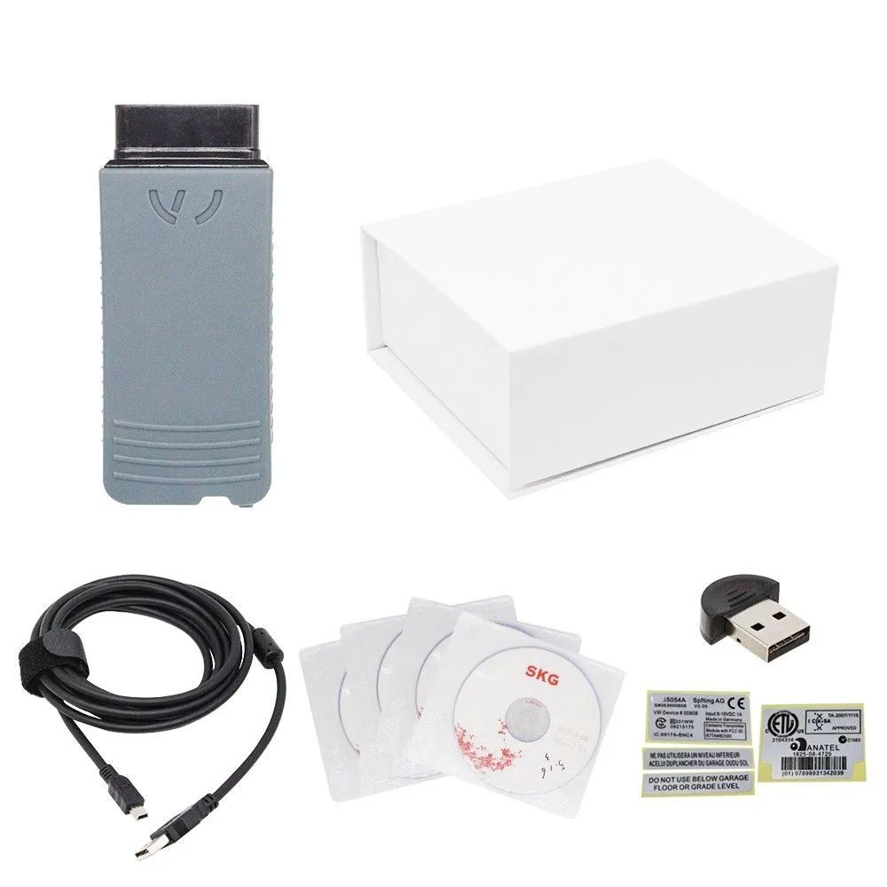 VAS 5054A Идеальная версия V7.2.1 ABM 2300 Bluetooth OBD2 Чип для диагностики неисправностей Volkswagen #1