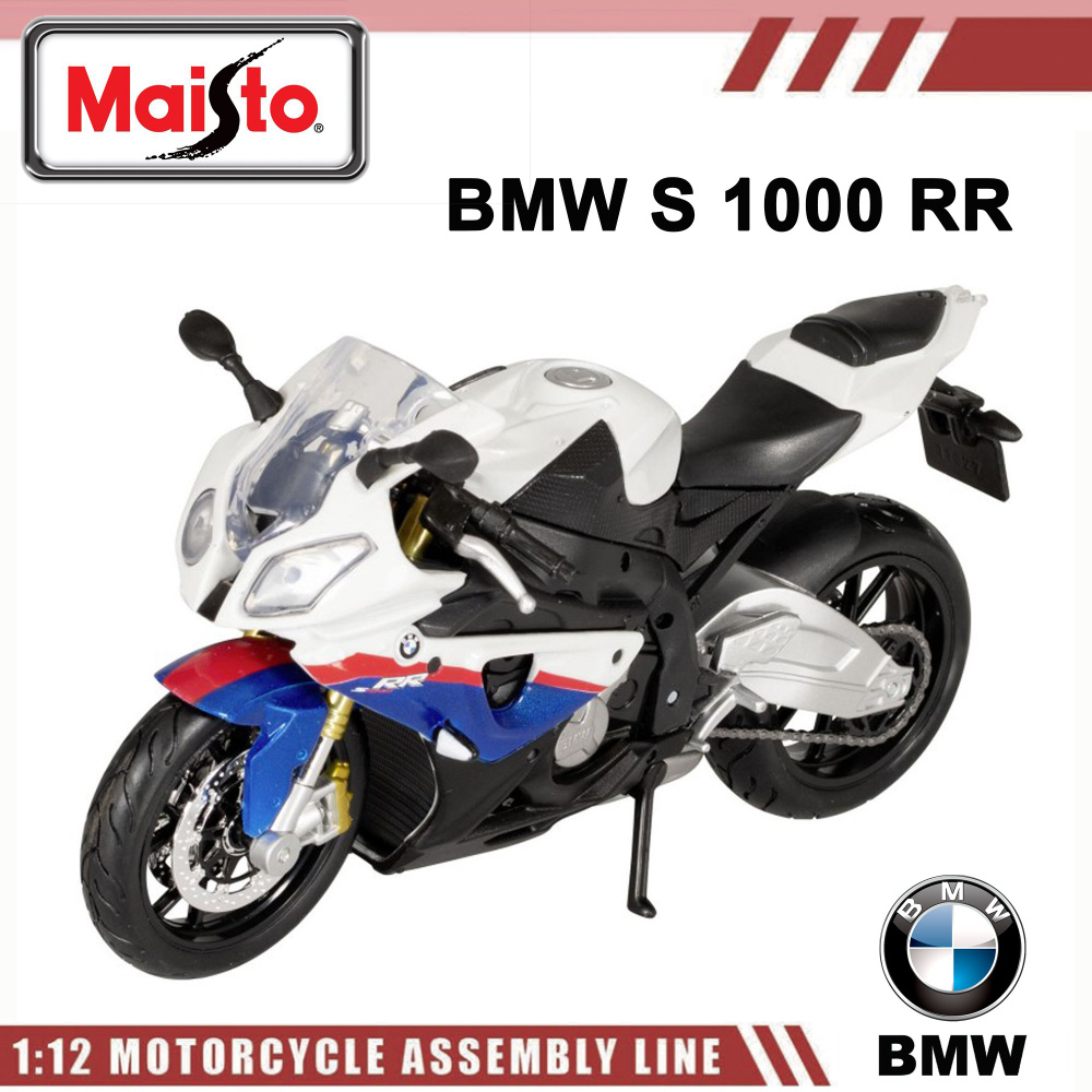 Сборная модель мотоцикла Maisto BMW S 1000 RR, коллекционная модель ...