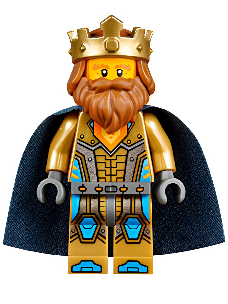 Минифигурка Lego Nexo Knights King Halbert - Gold Crown nex014 N #1