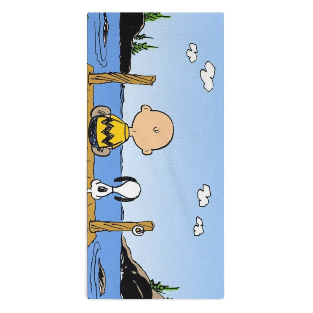 SNOOPY Полотенце для лица, рук, Микрофибра, 30x70 см, разноцветный, 1 шт.  #1