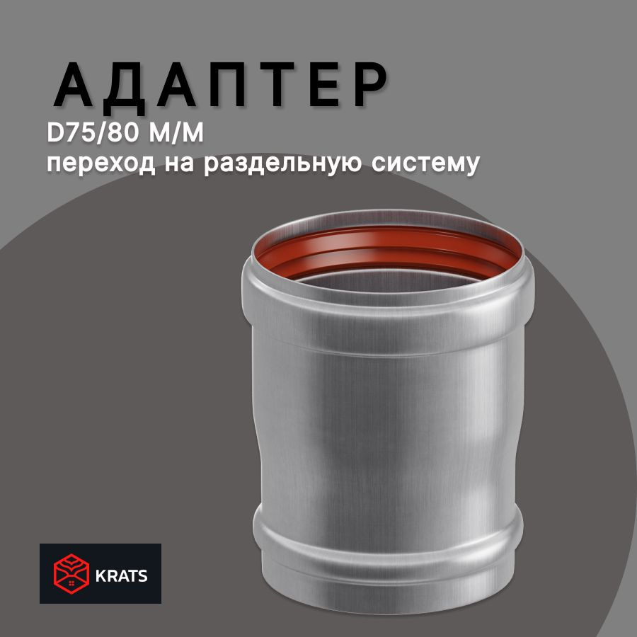 Адаптер Krats (кратс) 75/80 М/F (NAVIEN для серии PLUS) переход на раздельную систему  #1