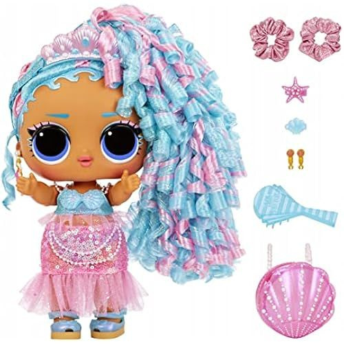 L.O.L. Surprise! Big Baby Hair Hair - Splash Queen - Кукла 27,94 см с 14 сюрпризами, аксессуарами для #1