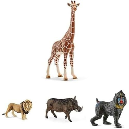 Игровой набор Schleich Wild Life Realistic Safari Animal Figures - 7 игрушек Wildlife Safari Toy Animal #1