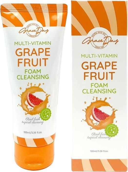 Grace Day Пенка для умывания с экстрактом грейпфрута Real Multi-vitamin foam cleanser Grapefruit  #1