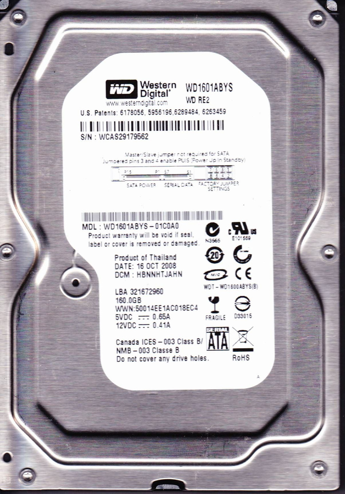 Western Digital 320 ГБ Внутренний жесткий диск WD3202ABYS , 701537 (WD3202ABYS , 701537)  #1