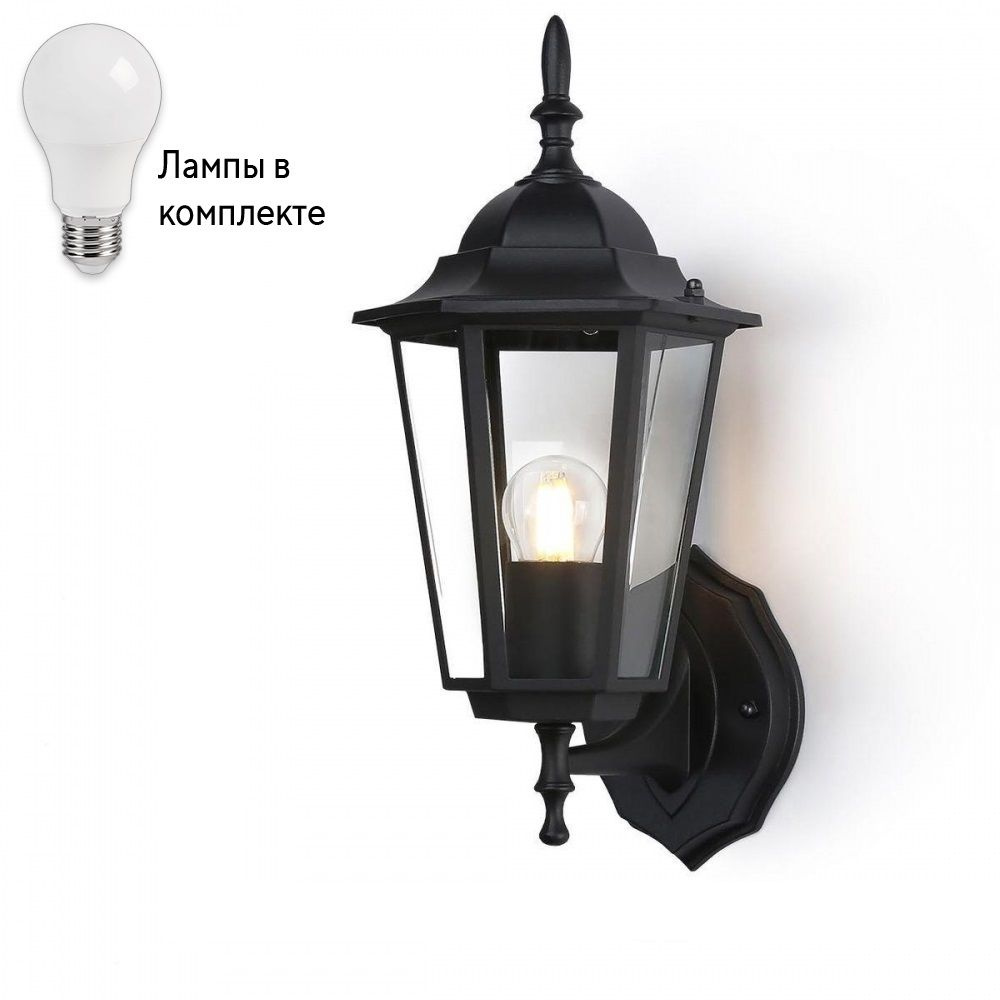 Уличный настенный светильник с лампочкой Ambrella light ST2010+Lamps  #1