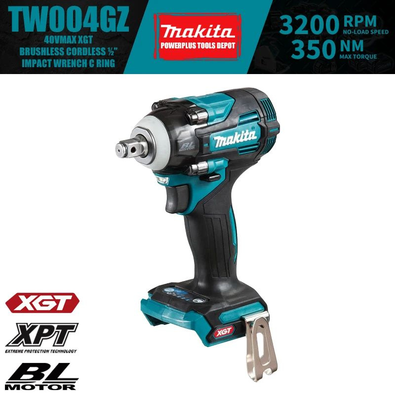 Makita TW004GZ Бесщеточный аккумуляторный " ударный гайковерт 40Vmax XGT кольцо C  #1