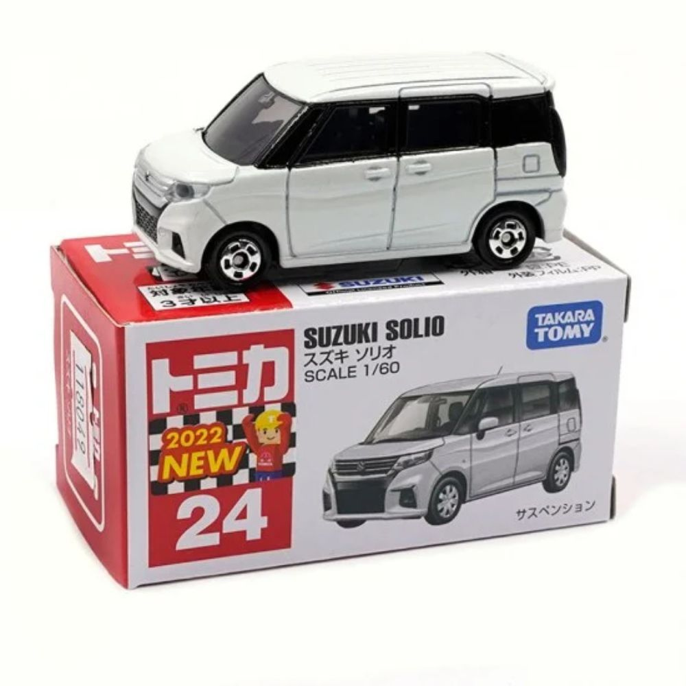 Машинка Takara Tomy Tomica 1/60 Suzuki Solio White BX024 Diecast Scale Model Car #1