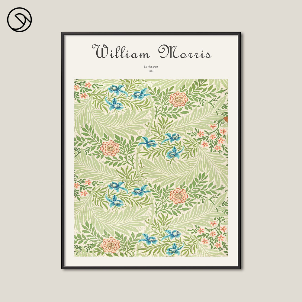 Постер на стену в раме 50х70 Postermarkt William Morris №2 #1