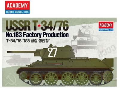 13505 Academy Танк T-34/76 завода №183 Масштаб 1/35 #1