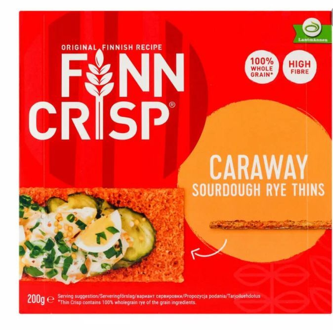 FINN CRISP Caraway Хлебцы с тмином 200 г, (из Финляндии) #1