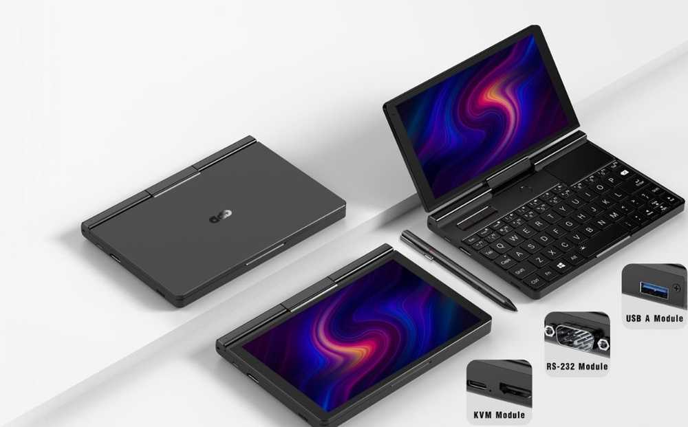 GPD WIN Мини-ноутбук Gold 7505 CPU 8" 1920x1200P сенсорный экран, Windows 11, Wi-Fi 6E, Bluetooth 5.3, #1