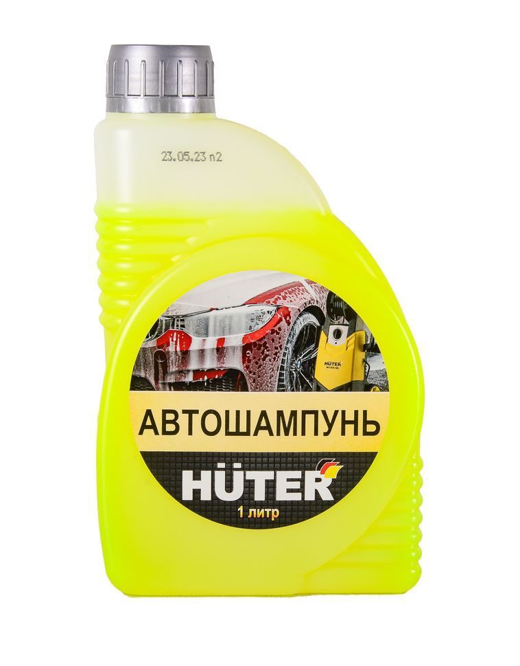 Автошампунь для бесконтактной мойки Huter 1л. / Активная пена, шампунь для авто.  #1