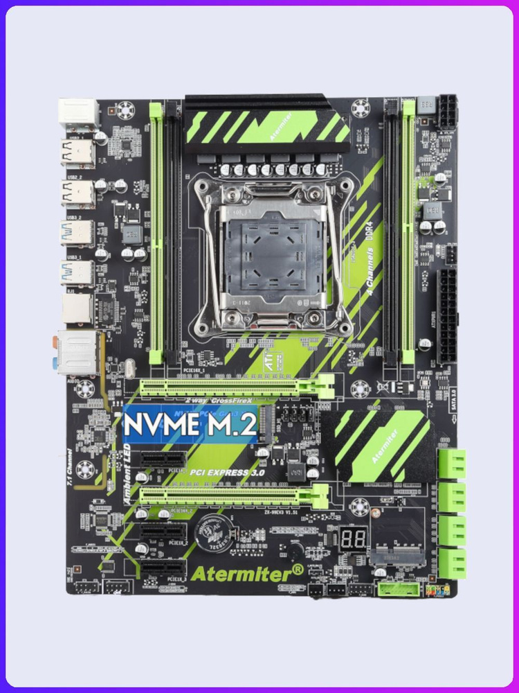 Atermiter 2011-3 X99 ZX-99 EV3, LGA 2011-3, DDR4, Материнская