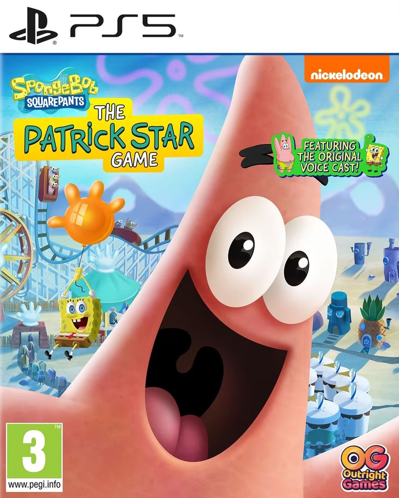 Игра SpongeBob SquarePants: The Patrick Star Game Губка Боб Квадратные Штаны: Игра Патрика Стара (PlayStation #1